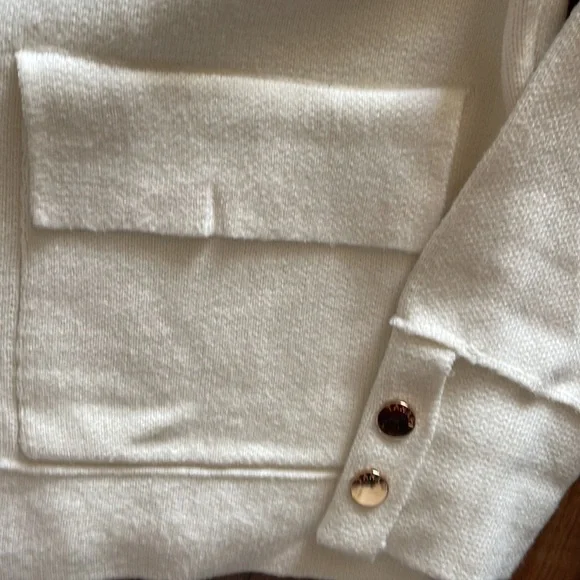 New Elie Tahari white High Neck Blazer, jacket, coat - Picture 9 of 14